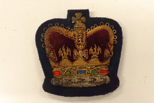 MILITARY WIRE BULLION BADGE