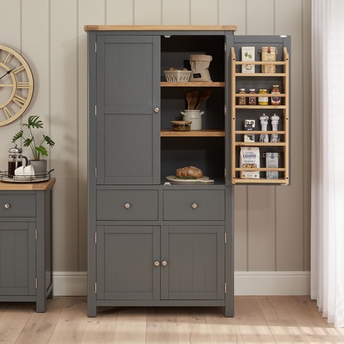Pantry cupboard marbury - pantry, slate