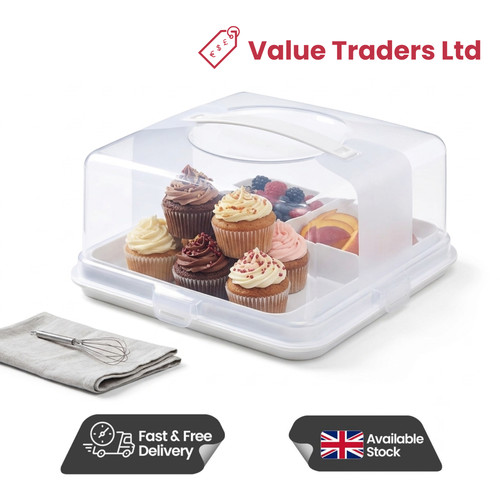 Whitefurze square cake box - cake, –