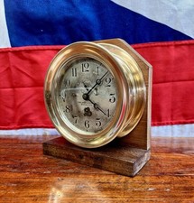 Large Superb Early 20thC Chelsea Clock Co Model E 8 Day Marine Clock (c.1910-14)