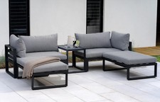 Santorini Grey 4 Seater