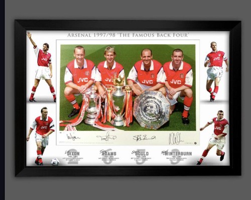 Arsenal famous back four - famous,