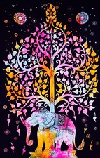 Thai Tree Elephant Wall