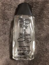 EMPTY King in Million Aftershave Cologne 100ml Empty Glass Spray Bottle L@@K