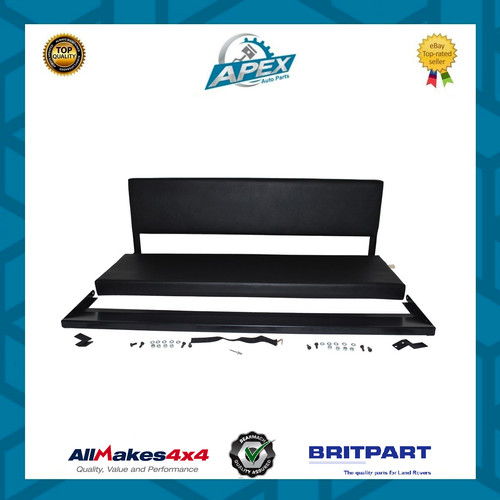 Rear folding bench seat - folding, black