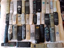 Box Of 42 Used TV Video DVD Remote Controls Untested Sony JVC Philips Sharp Etc
