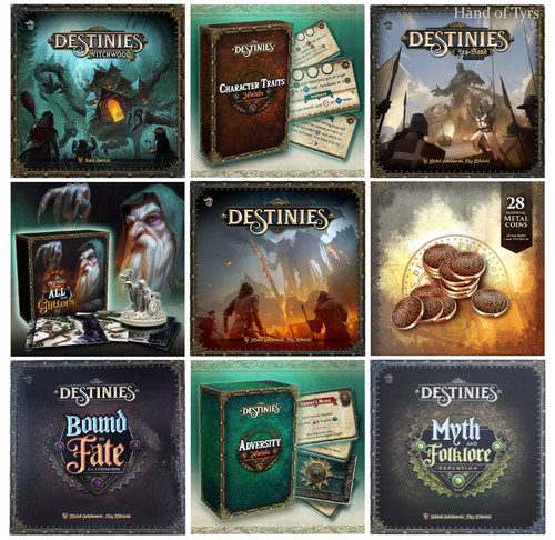 Destinies board game - board,