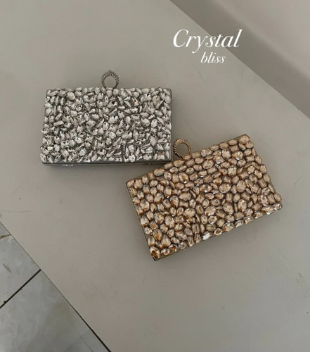 Luxury crystal embellished box - crystal,