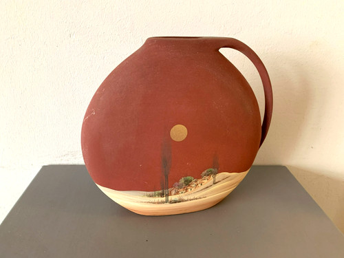 Vintage terracotta pottery