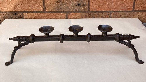 Wrought iron candelabra metal - iron,