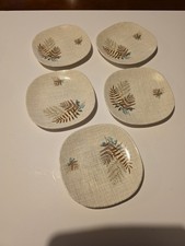 Mid Century Square Side Plates