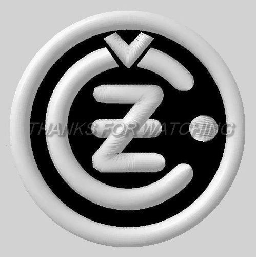 čz black embroidered patch - embroidered,