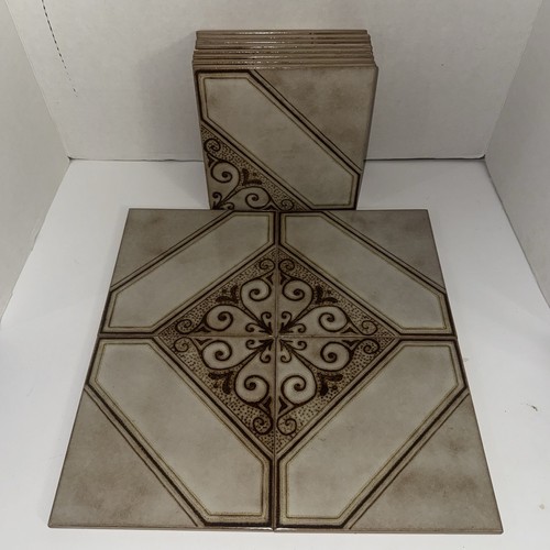 Vintage 70s italian - tile, lot