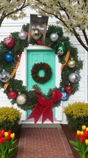 Christmas Wreath with Baubles