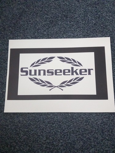 Sunseeker decal - a4,
