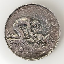 1839 Great Britain Liverpool Shipwreck and Humane Society Silver 83.52g / 55mm