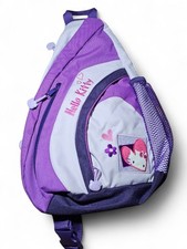 Hello Kitty Sling Backpack – Purple & Lilac – Sanrio 2005 Licensed Bag