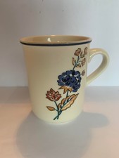 Vintage Boots CAMARGUE Pottery Made In Ireland Floral Patterned Mug