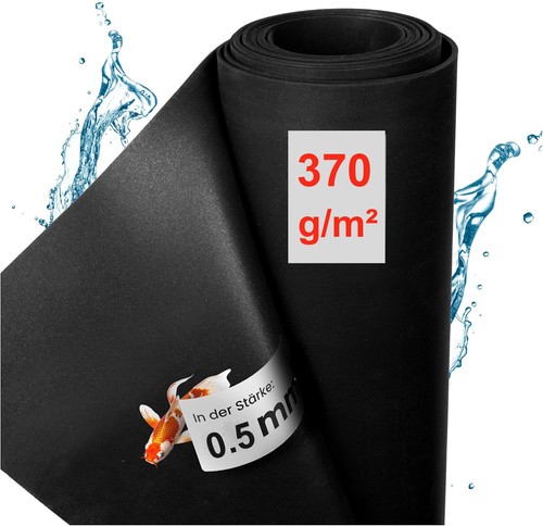 370g pond liner - 370g/m², black