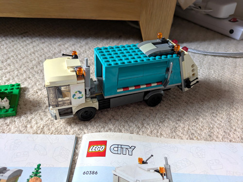 Lego city recycling truck - lego,