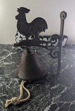 Cast iron garden gate - iron, bell
