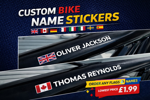 Bike name frame - bike, vinyl