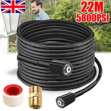 22M 5800PSI High Pressure Washer Hose Pipe Heavy Duty M22-14 Jet Power Car Wash