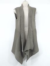M&S Taupe Soft Knit ANGORA WOOL Blend Women's Boho Cardigan Shrug UK 14