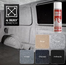 4-Way Stretch Campervan Van Lining Carpet 2m x Any Length - TrimFix Adhesive