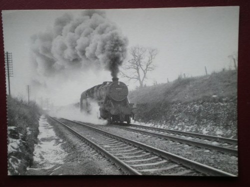 Postcard stanier class loco - stanier, 8f