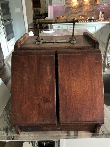 1890 antique wooden coal - antique,