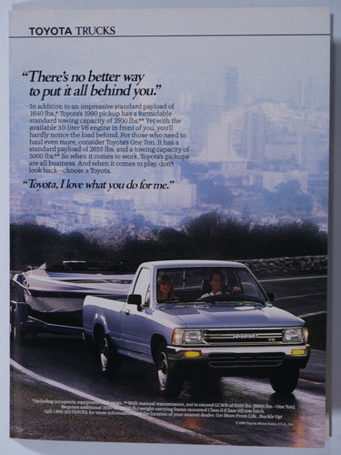 1990 toyota pickup truck boat - 1990,