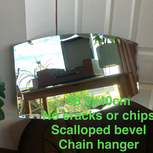 Vintage frameless scalloped - frameless,