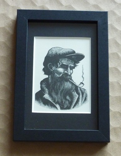 Old tramp small framed - 'old,