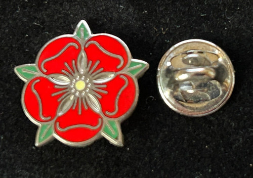 Tudor rose enamel pin - tudor,