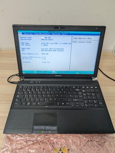 Toshiba satellite pro r850 16h - toshiba,