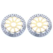 Pair Front Brake Discs For Moto Guzzi California 1100 Griso 1100 1200 Norge 1200