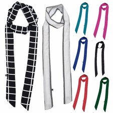 Women skinny scarf satin - skinny,