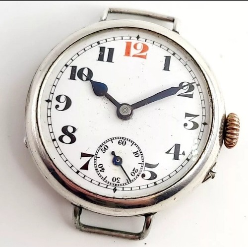 1915 silver hallmarked trench - silver,