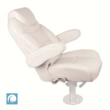 Premium Quality Reclining Helm Chair for Yachts & Caravans, Ivory Colour, Marine