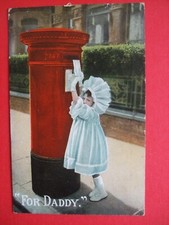 Old Comic postcard RED LETTER