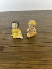 2 Kitschy Babies VINTAGE MID CENTURY Set Wee Little FIGURINES Retro Collectibles
