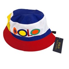 Ralph Lauren Polo Spectre 2 Multicoloured Reversible Bucket Hat Size L/XL Tags