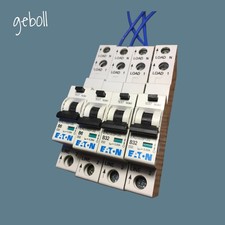 4 X EATON RCBO 2 X 6 AMP RCBO