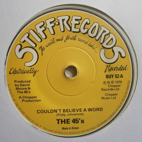 The couldn t believe - 45's:, couldn't