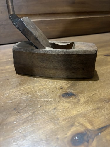 Vintage antique coffin plane - coffin,