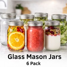 Pack glass mason - 6, &