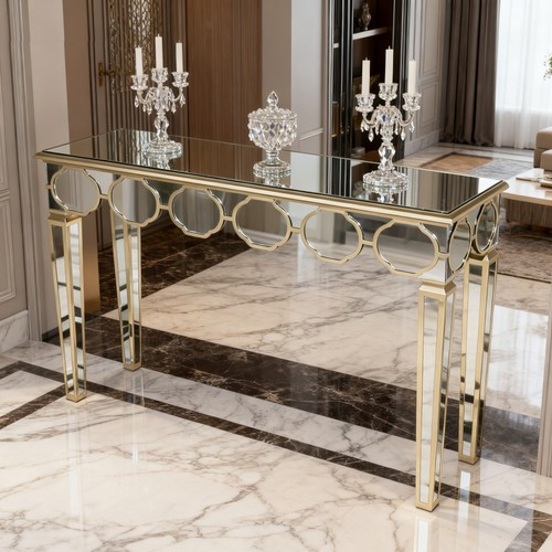 Sleek rectangular mirrored - rectangular,
