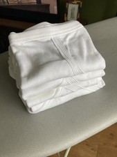 Men’s M&S High Waist White Briefs - New Unboxed Not Needed Now Size L