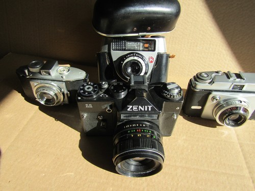 Assorted vintage camaras zenit - assorted,